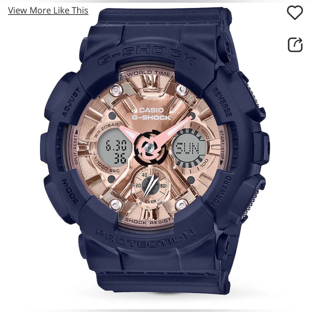 Women’s Casio G-Shock S Series Navy Resin Watch